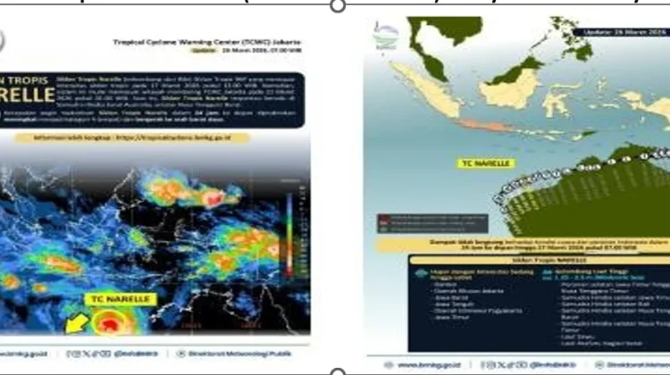 Cuaca 27-29 Maret, Potensi Hujan Sedang-Lebat di Ngawi, Magetan, Ponorogo dan Pacitan