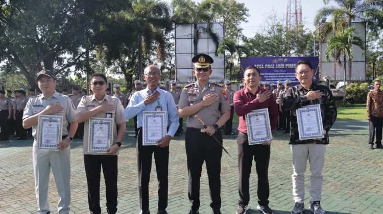 Anggota dan Warga Terima Penghargaan, Ops Ketupat 2026 di Magetan Dinilai Lancar