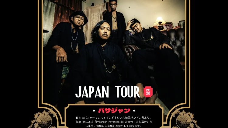 Basajan Gelar Japan Tour 2026, Bawa Konsep Priangan Psychedelic Groove
