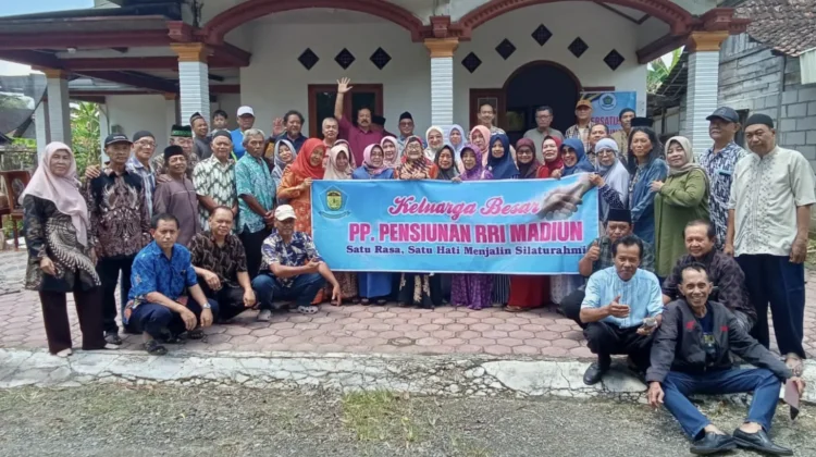 Pengurus Persatuan (PP) Pensiunan RRI Madiun Halalbihalal, Mempererat Silaturahmi