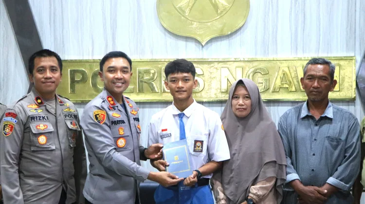 Kapolres Ngawi Dukung Pesilat Muda Berlaga di Kejuaraan Dunia Belgia