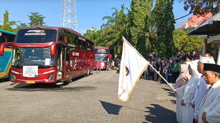 Lepas Keberangkatan, Ini Pesan Bupati Magetan Kepada Para Jemaah Haji