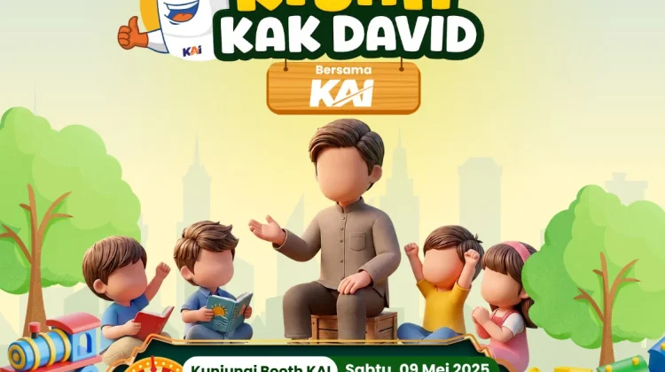 CERIA!!! KAI Daop 7 Madiun Gelar "Safari Kisah Kak David" di The Nice Playland