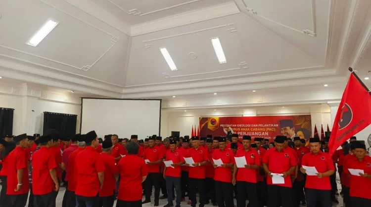 Momentum Perkuat Ideologi, PDI Perjuangan Magetan Lantik Pengurus PAC 2026-2031
