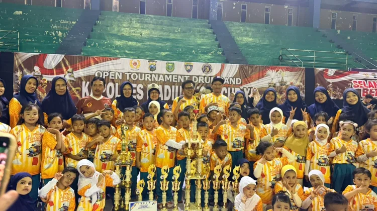 Genderang Surya Corp Drum Kids Cetak Hattrick Juara Kapolres CUP XI