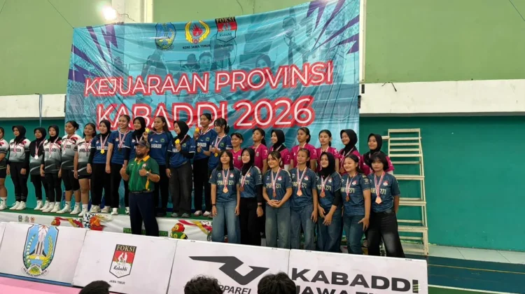 Kejutan, Tim Putri Kabaddi Pacitan Raih Perunggu pada Kejurprov Kabaddi 2026