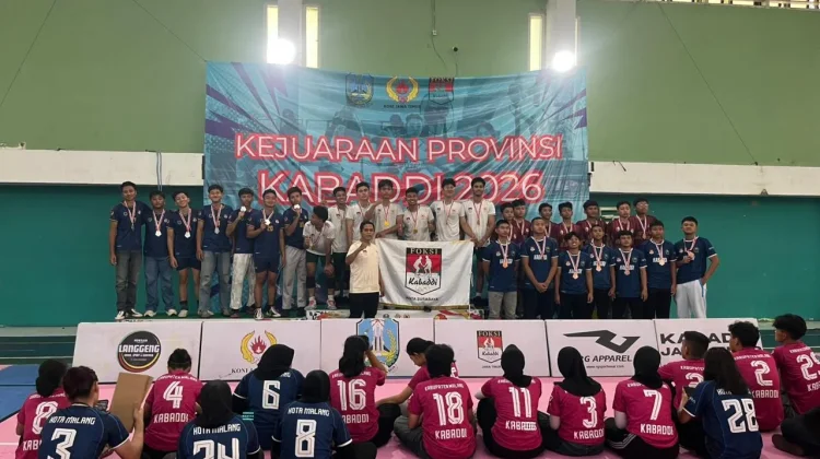 Raih Prestasi Gemilang, Tim Putra Kabaddi Pacitan Amankan Medali Perak
