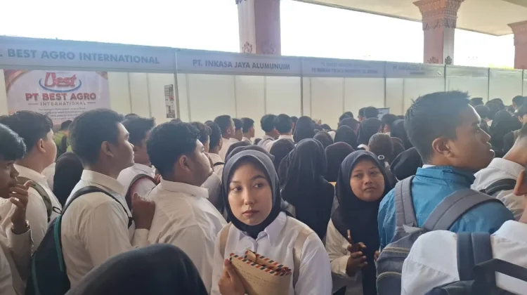 Ribuan Lowongan Dibuka, Peserta Padati Job Fair Bersahaja 2026