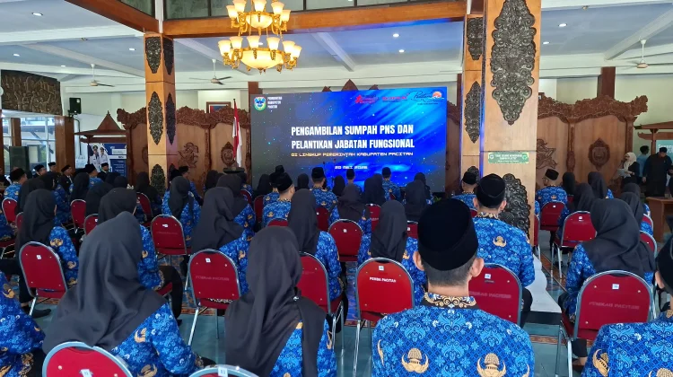 Bupati Pacitan Lantik 88 PNS Baru di Lingkungan Pemkab Pacitan