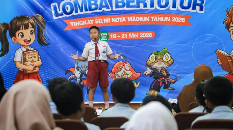 Dispusip Kota Madiun Dorong Literasi Anak lewat Lomba Bertutur