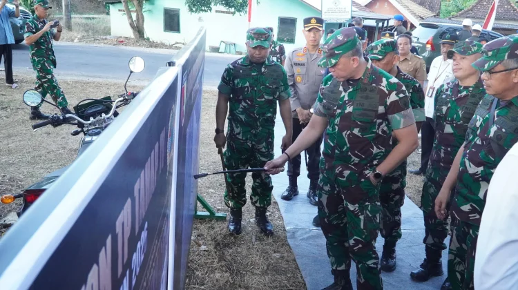Pangdam V/Brawijaya Tinjau Lokasi Pembangunan Yonif TP di Kabupaten Madiun