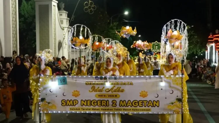 Pawai Takbir Lampion Semarakkan Malam Iduladha di Magetan, Ini Daftar Juaranya