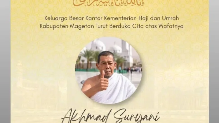 Innalillahi, Satu Jemaah Haji Magetan Wafat di Tanah Suci