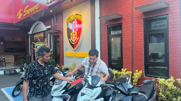Tim URC Polres Ponorogo Gercep Bekuk Pelaku Kasus Curanmor di 8 TKP