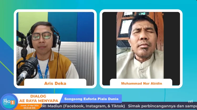 Pertuni Kota Madium Antusias Sambut Siaran Piala Dunia Melalui RRI