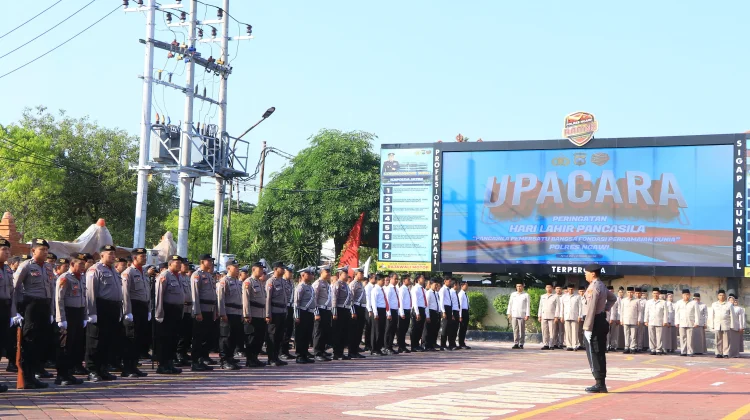 Polres Ngawi Gelar Upacara Hari Lahir Pancasila 2026, Teguhkan Semangat Persatuan