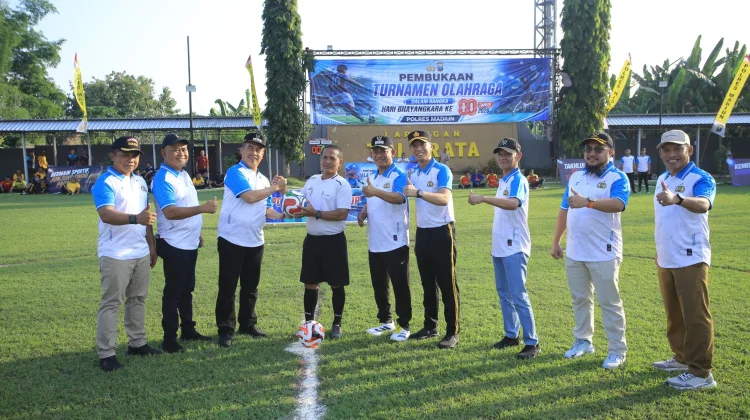 Meriahkan Hari Bhayangkara ke-80, Kapolres Madiun Resmi Buka Turnamen Olahraga