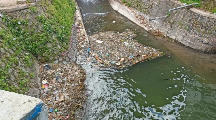 Halo RRI, DLH Ponorogo Respon Cepat Bersihkan Sampah di Sungai Sekitar Ngebel