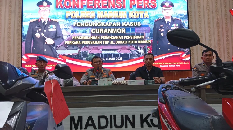 9 Tersangka Perusakan di Jalan Dadali Kota Madiun Terancam Hukuman 5 Tahun Penjara