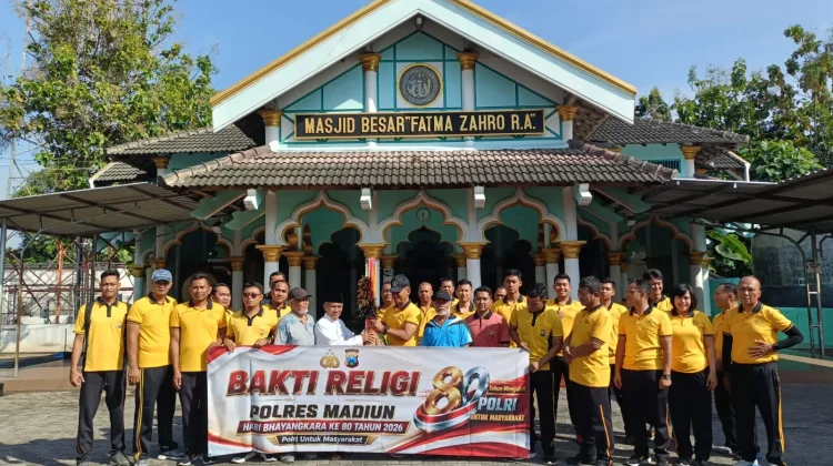 Hari Bhayangkara ke-80, Polres Madiun Gelar Bakti Religi Serentak