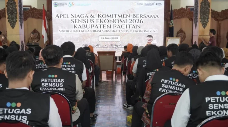 BPS Pacitan Kerahkan 1.080 Petugas, Sukseskan Sensus Ekonomi 2026