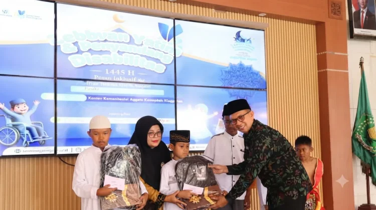Kemenag Magetan Salurkan 970 Santunan untuk Anak Yatim dan Penyandang Difable