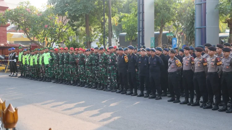 Amankan Suran Agung PSHWTM, Polres Madiun Kota Siagakan 983 Personel Gabungan