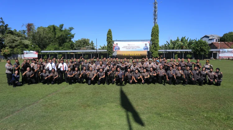 Puluhan Personel Polres Madiun Resmi Naik Pangkat