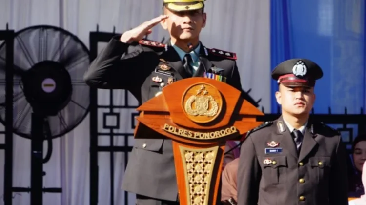 Hari Bhayangkara, Polres Ponorogo Komitmen Tingkatkan Harkamtibmas