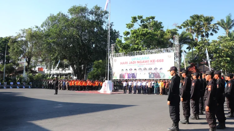 Pemkab Ngawi Gelar Upacara Peringatan Hari Jadi ke-668