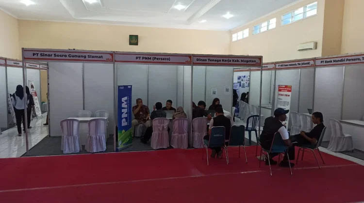 Ratusan Lowongan Tersisa, Job Fair Magetan Belum Serap Seluruh Pencari Kerja