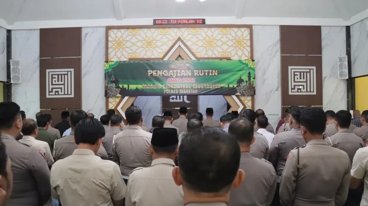 Tiga Anggota Polisi Jadi Korban Bandar Narkoba, Polres Magetan Gelar Salat Ghaib