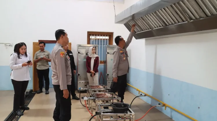 Food Safety Jadi Prioritas, Polres Magetan Cek Dapur MBG Sebelum Beroperasi