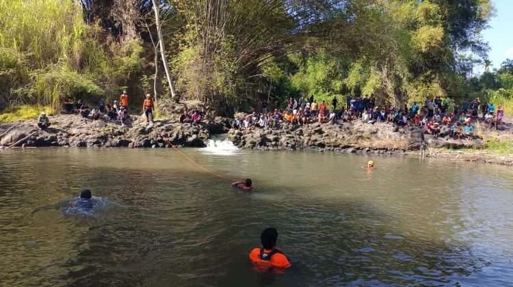 Tim Gabungan Cari Korban Hilang di Kawasan Sungai Wilangan Ponorogo