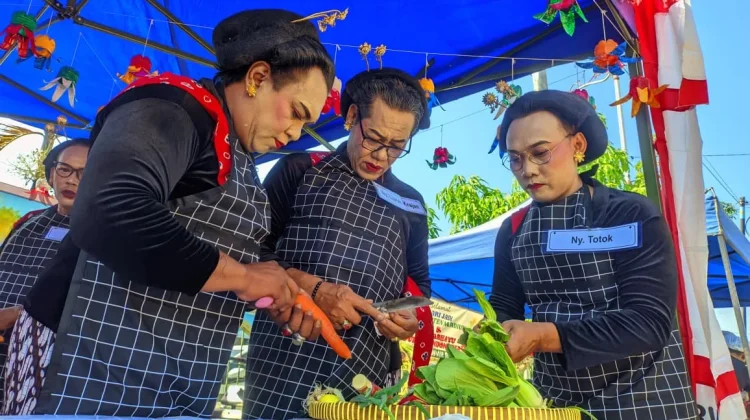 Lomba Memasak Bertema "Bekal Istri Tercinta" Meriahkan Bersih Kelurahan Krajan