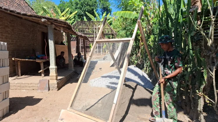 Kamituwo Gupit: Tiga Sasaran Rehab RTLH TMMD ke-129 Kodim Ponorogo Tepat Sasaran
