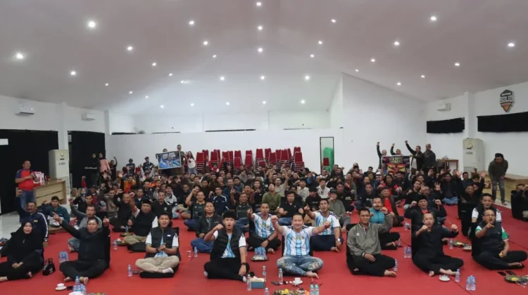 Ratusan Warga Ikuti Nobar Final Piala Dunia 2026 di Polres Magetan