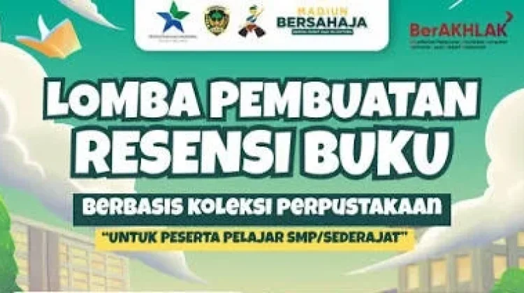 Disperpusip Kabupaten Madiun Perkuat Literasi Pelajar lewat Lomba Resensi Buku