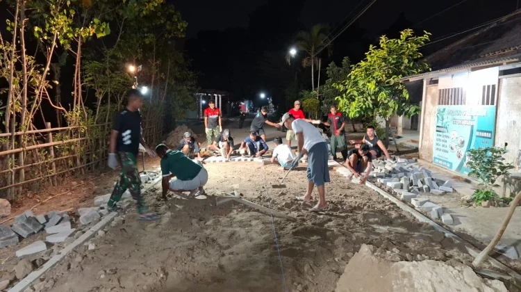 Semangat Gotong Royong Warnai TMMD ke-129