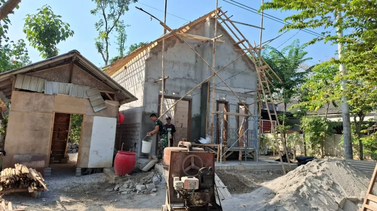 Satgas TMMD ke-129 Rehab RTLH Berukuran Lebih Besar dari Standar