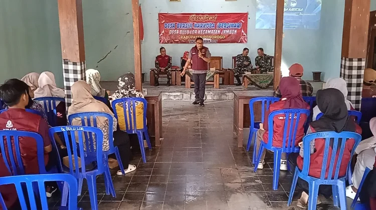 TMMD ke-129 Kodim Ponorogo Gelar Penyuluhan Narkoba