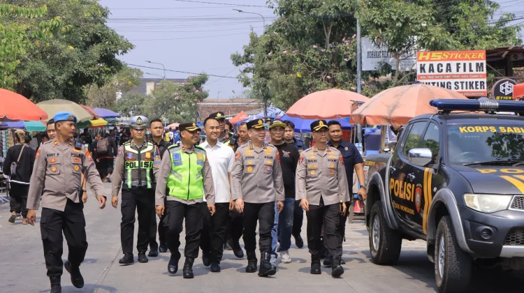 Jaga Kondusivitas, Kapolres Madiun Dampingi Karoops Polda Jatim Kunker