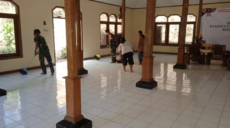 TMMD ke-129 Ponorogo Gelar Kerja Bakti Skala Besar di Masjid dan Vihara