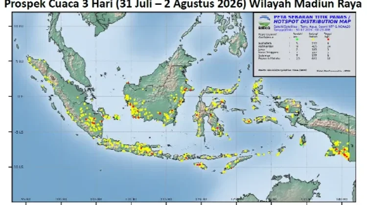 Cuaca Madiun Raya 3 Hari ke Depan, Cerah – Cerah Berawan, Potensi Hujan Sangat Rendah