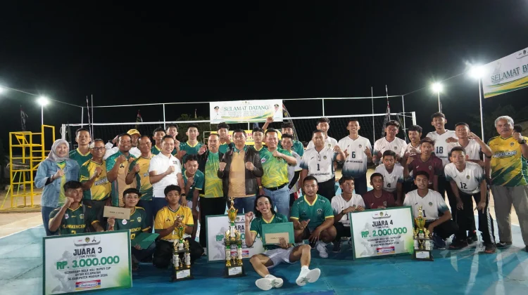 Kejuaraan Bola Voli Bupati Cup 2026 di Kecamatan Pilangkenceng Resmi Ditutup