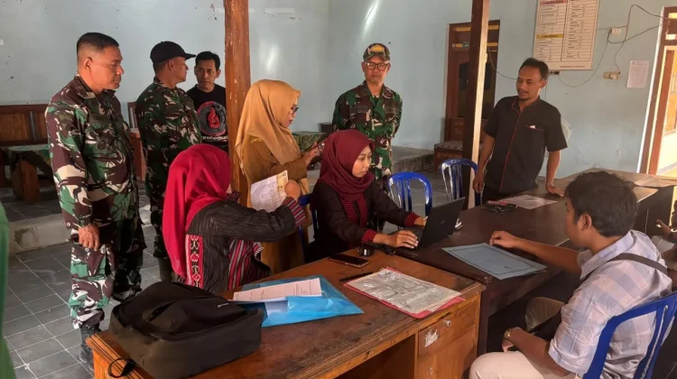 TMMD ke-129 Kodim Ponorogo Gelar Pelayanan Adminduk di Bulu Lor