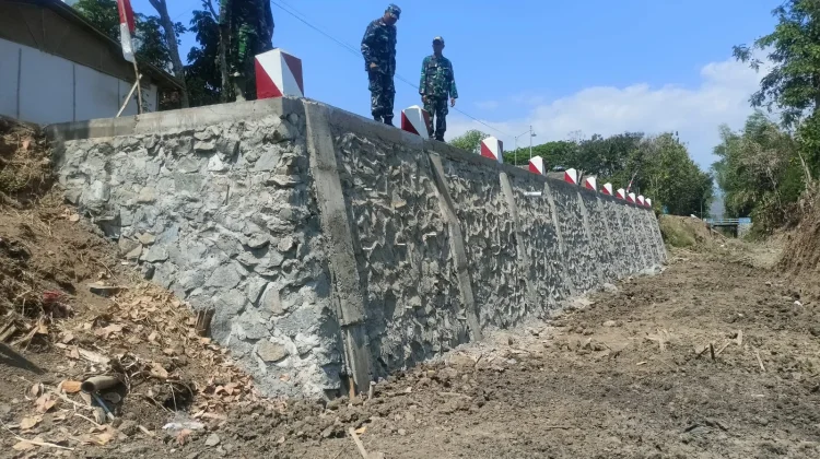 Danki Satgas TMMD 129 Bulu Lor Tinjau Seluruh Sasaran Fisik