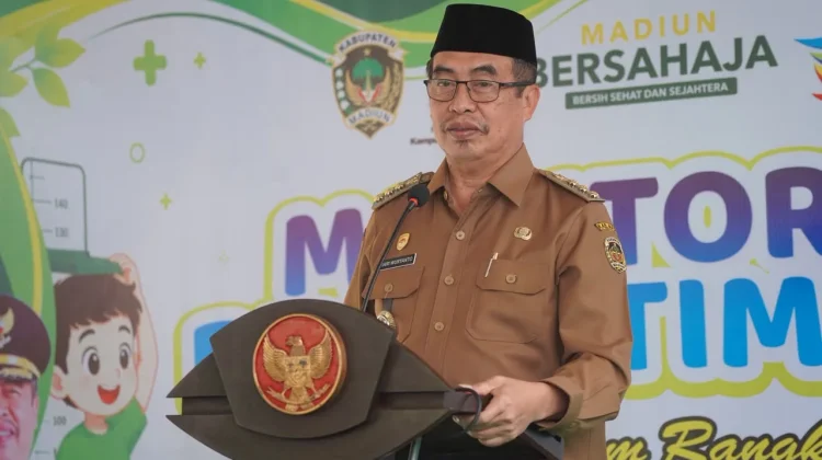 Wilayah Bebas Stunting, Pemkab Madiun Monev Bulan Timbang Serentak 2026
