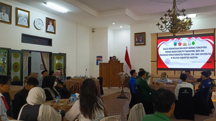 Dialog Kebangsaan Jadi Ruang Komunikasi Pemkab Magetan dengan Mahasiswa