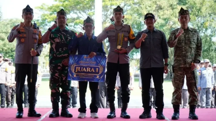 Desa Nogosari Pacitan Raih Juara 1 Tiga Pilar Kamtibmas Tingkat Nasional
